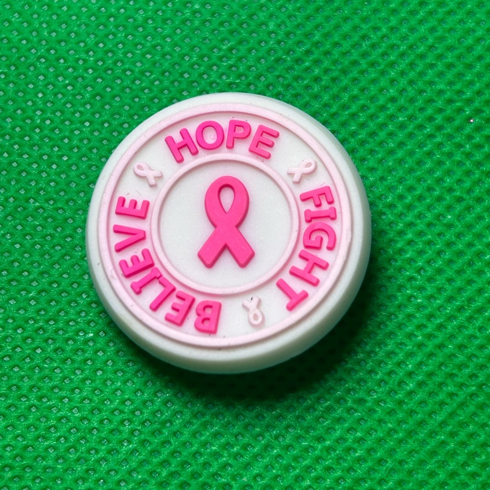 🌼 (5/$10 or 10/$15) NEW “Breast Cancer” 🎀 Croc Charm Collection